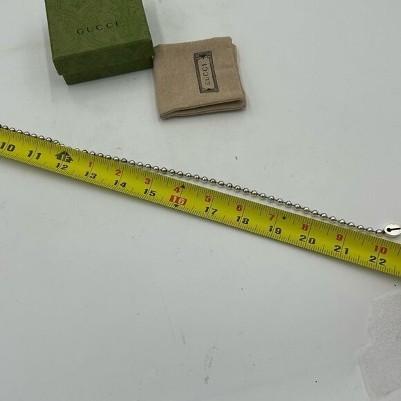 Women’s Gucci .925 Sterling silver necklace made in Italy - Picture 10 of 12